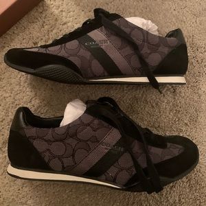 Brand New Coach Kelson Sneakers Gray Black Shoes